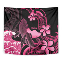 Aloha Hawaii Maui Tapestry Valley Isle Humpback Whale Black LT14 - Polynesian Pride