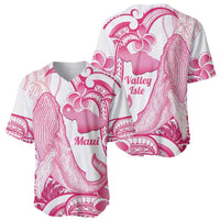 Aloha Hawaii Maui Baseball Jersey Valley Isle Humpback Whale White LT14 - Polynesian Pride