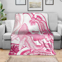 Aloha Hawaii Maui Blanket Valley Isle Humpback Whale White LT14 - Polynesian Pride