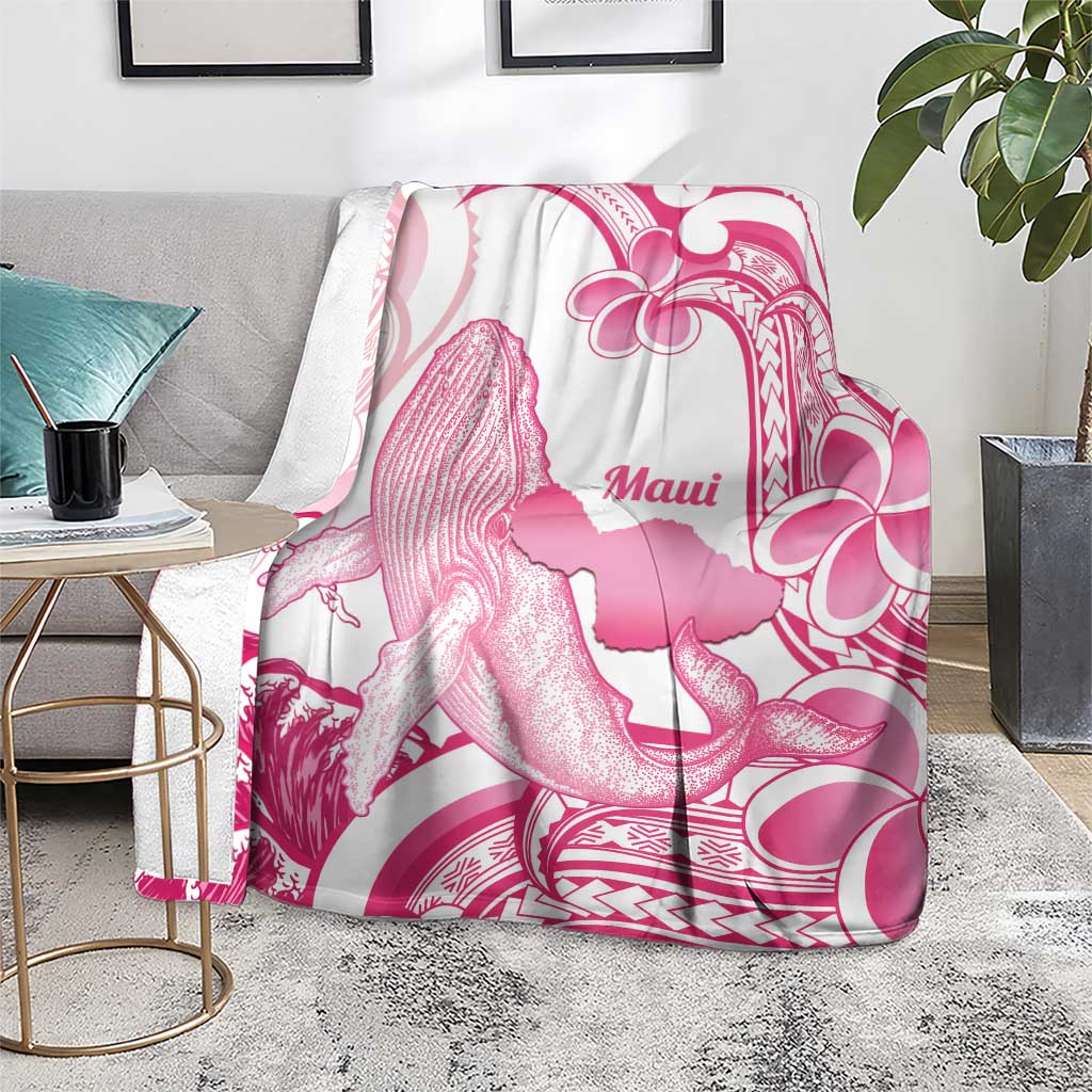 Aloha Hawaii Maui Blanket Valley Isle Humpback Whale White LT14 - Polynesian Pride