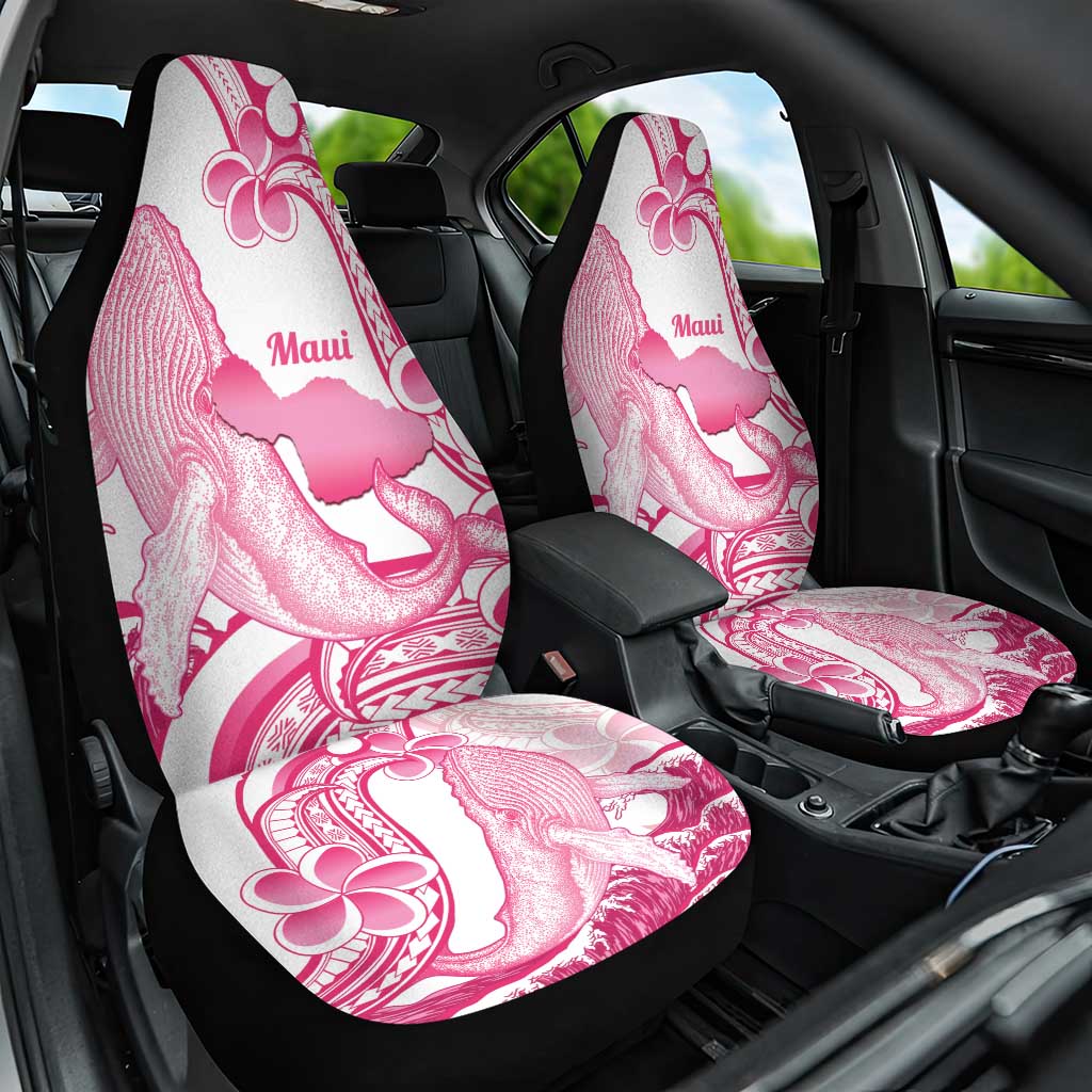 Aloha Hawaii Maui Car Seat Cover Valley Isle Humpback Whale White LT14 One Size White - Polynesian Pride