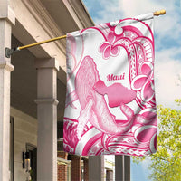 Aloha Hawaii Maui Garden Flag Valley Isle Humpback Whale White LT14 House Flag White - Polynesian Pride