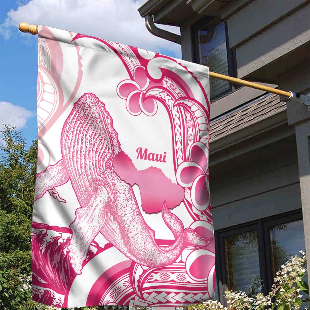 Aloha Hawaii Maui Garden Flag Valley Isle Humpback Whale White LT14 - Polynesian Pride