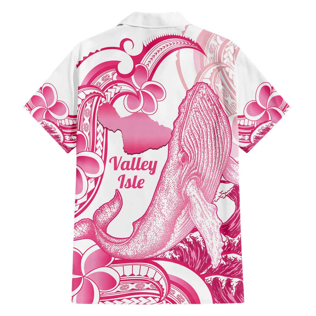 Aloha Hawaii Maui Hawaiian Shirt Valley Isle Humpback Whale White LT14 - Polynesian Pride