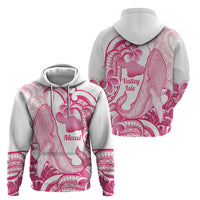 Aloha Hawaii Maui Hoodie Valley Isle Humpback Whale White LT14 - Polynesian Pride