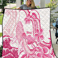 Aloha Hawaii Maui Quilt Valley Isle Humpback Whale White LT14 White - Polynesian Pride