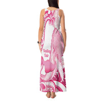 Aloha Hawaii Maui Tank Maxi Dress Valley Isle Humpback Whale White LT14 - Polynesian Pride
