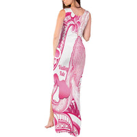 Aloha Hawaii Maui Tank Maxi Dress Valley Isle Humpback Whale White LT14 - Polynesian Pride