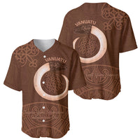Vanuatu Indipendens Dei Baseball Jersey Yumi Sand Drawing Turtle Mix Lapita LT14 - Polynesian Pride