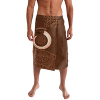 Vanuatu Indipendens Dei Lavalava Yumi Sand Drawing Turtle Mix Lapita LT14 Brown - Polynesian Pride