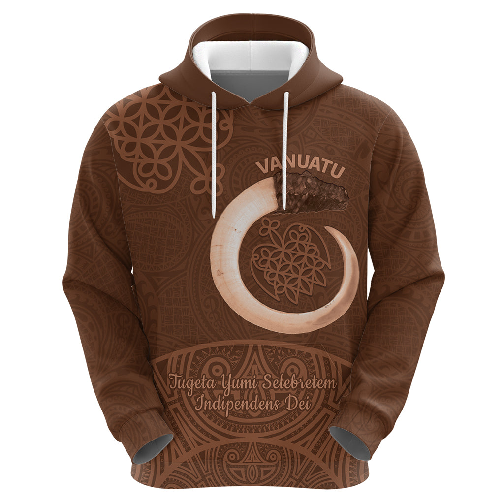 Vanuatu Indipendens Dei Zip Hoodie Yumi Sand Drawing Turtle Mix Lapita LT14 - Polynesian Pride