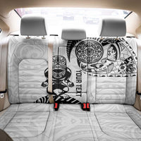 Custom Aotearoa Football Back Car Seat Cover NZ Maori Tiki Go Champions LT14 - Polynesian Pride