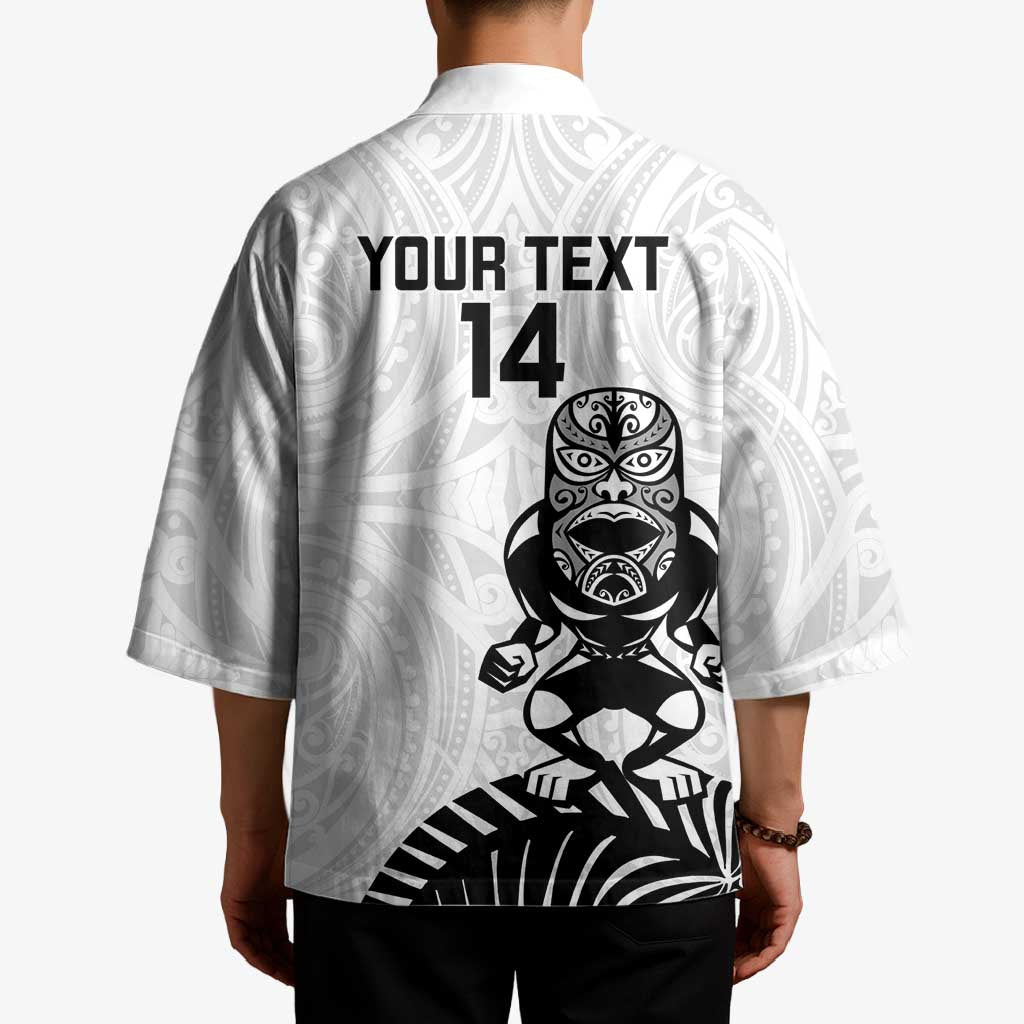 Custom Aotearoa Football Kimono NZ Maori Tiki Go Champions LT14 - Polynesian Pride