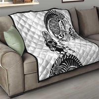 Custom Aotearoa Football Quilt NZ Maori Tiki Go Champions LT14 - Polynesian Pride