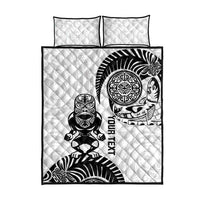 Custom Aotearoa Football Quilt Bed Set NZ Maori Tiki Go Champions LT14 - Polynesian Pride