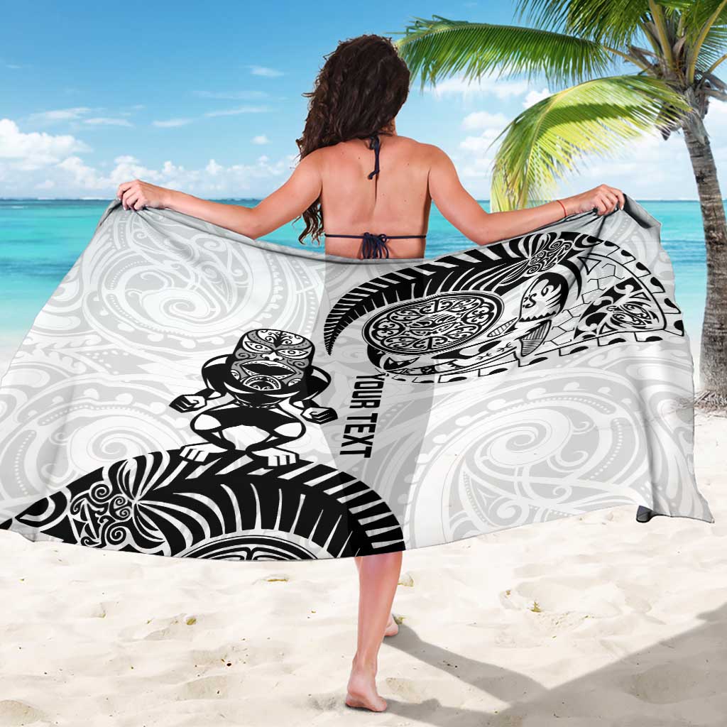 Custom Aotearoa Football Sarong NZ Maori Tiki Go Champions LT14 - Polynesian Pride