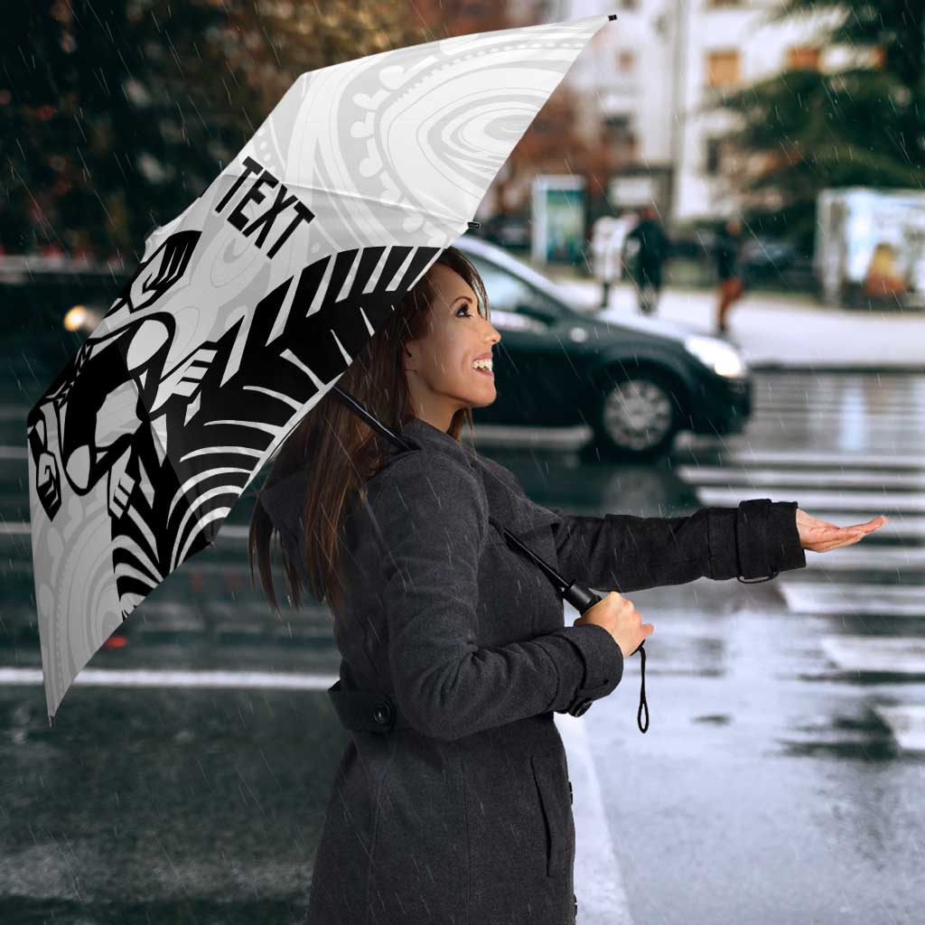 Custom Aotearoa Football Umbrella NZ Maori Tiki Go Champions LT14 - Polynesian Pride