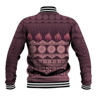 Bula Fiji Iri ni Meke Baseball Jacket Piqi Fijian Masi LT14 - Polynesian Pride