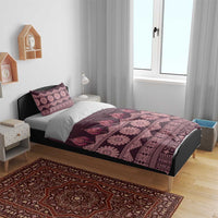 Bula Fiji Iri ni Meke Bedding Set Piqi Fijian Masi LT14 - Polynesian Pride