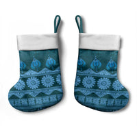 Bula Fiji Iri ni Meke Christmas Stocking Karakarawa Fijian Masi LT14 - Polynesian Pride