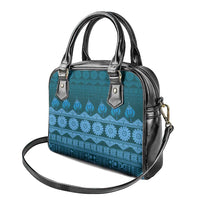Bula Fiji Iri ni Meke Shoulder Handbag Karakarawa Fijian Masi LT14 - Polynesian Pride