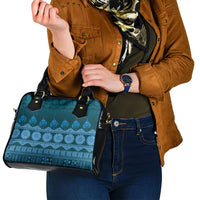 Bula Fiji Iri ni Meke Shoulder Handbag Karakarawa Fijian Masi LT14 - Polynesian Pride