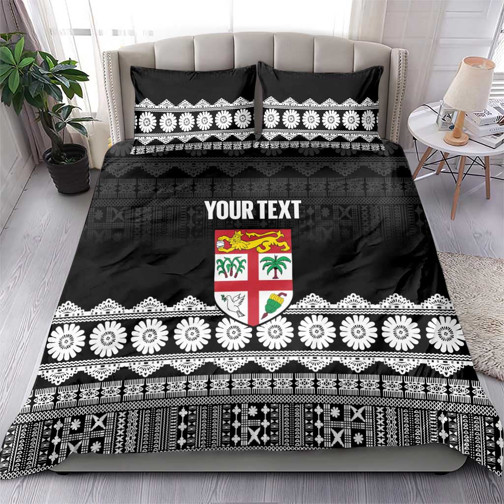 Fiji Tapa Rugby Custom Bedding Set Go Fijiana LT14 - Polynesian Pride