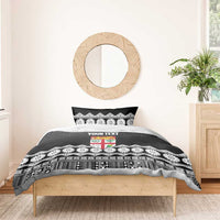 Fiji Tapa Rugby Custom Bedding Set Go Fijiana LT14 - Polynesian Pride