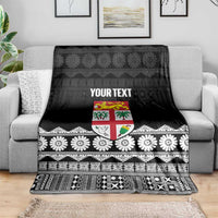 Fiji Tapa Rugby Custom Blanket Go Fijiana LT14 - Polynesian Pride