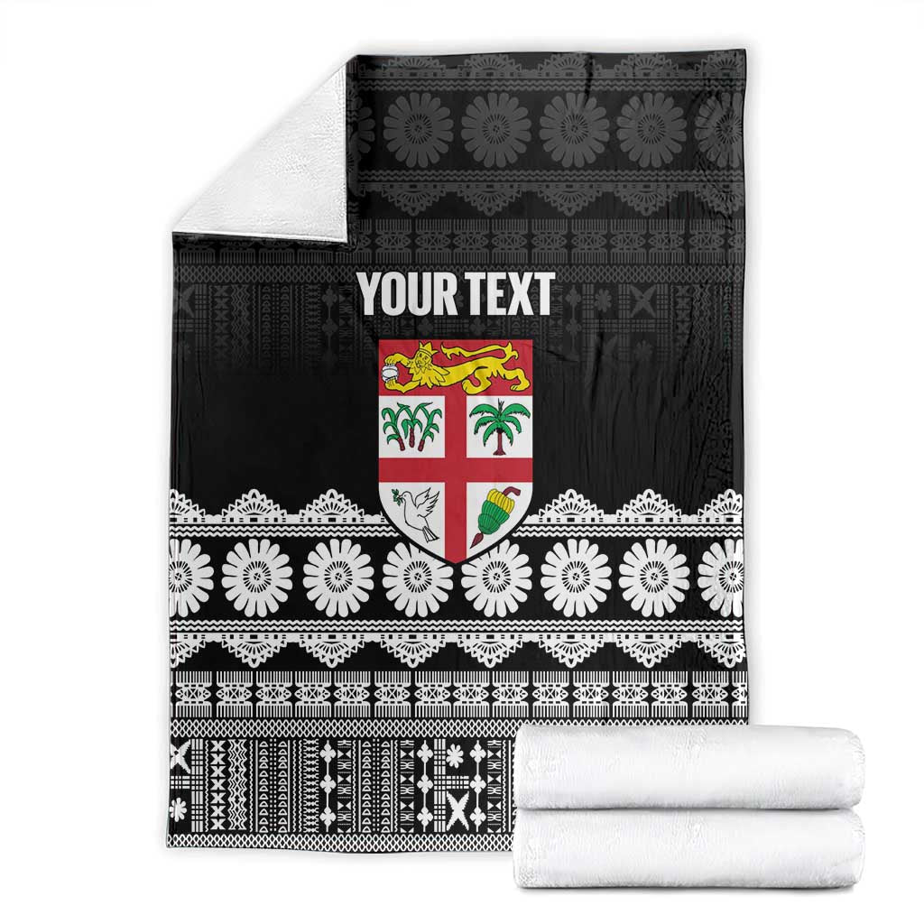 Fiji Tapa Rugby Custom Blanket Go Fijiana LT14 - Polynesian Pride