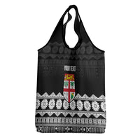 Fiji Tapa Rugby Custom Grocery Bag Go Fijiana LT14 - Polynesian Pride