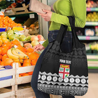 Fiji Tapa Rugby Custom Grocery Bag Go Fijiana LT14 - Polynesian Pride