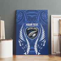 Auckland 2026 Rugby Custom Canvas Wall Art NZ Maori Silver Fern LT14 - Polynesian Pride