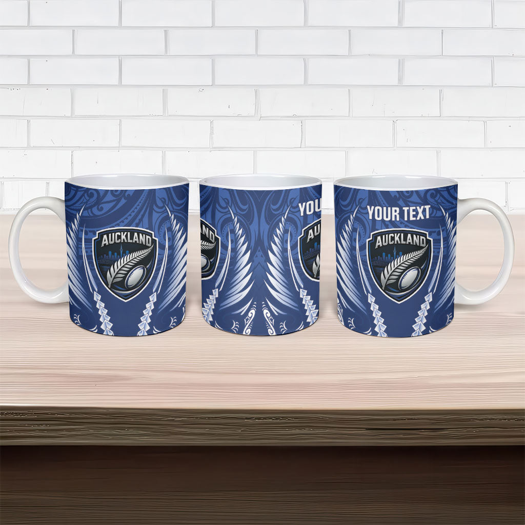 Auckland 2026 Rugby Custom Ceramic Mug NZ Maori Silver Fern LT14 - Polynesian Pride