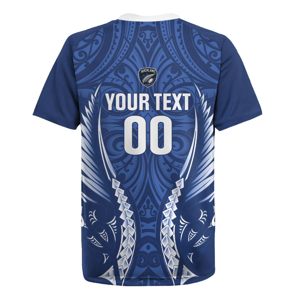 Auckland 2026 Rugby Custom Rugby Jersey NZ Maori Silver Fern LT14 - Polynesian Pride