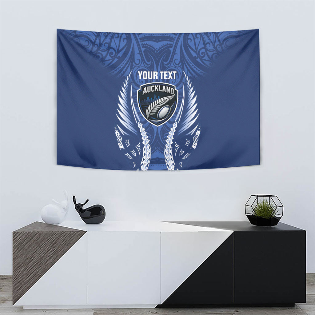 Auckland 2026 Rugby Custom Tapestry NZ Maori Silver Fern LT14 - Polynesian Pride