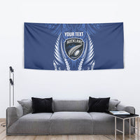 Auckland 2026 Rugby Custom Tapestry NZ Maori Silver Fern LT14 - Polynesian Pride