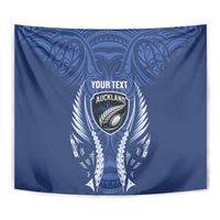 Auckland 2026 Rugby Custom Tapestry NZ Maori Silver Fern LT14 - Polynesian Pride