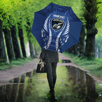 Auckland 2026 Rugby Custom Umbrella NZ Maori Silver Fern LT14 - Polynesian Pride