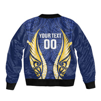 Bay of Plenty 2026 Rugby Custom Bomber Jacket NZ Maori Silver Fern LT14 - Polynesian Pride