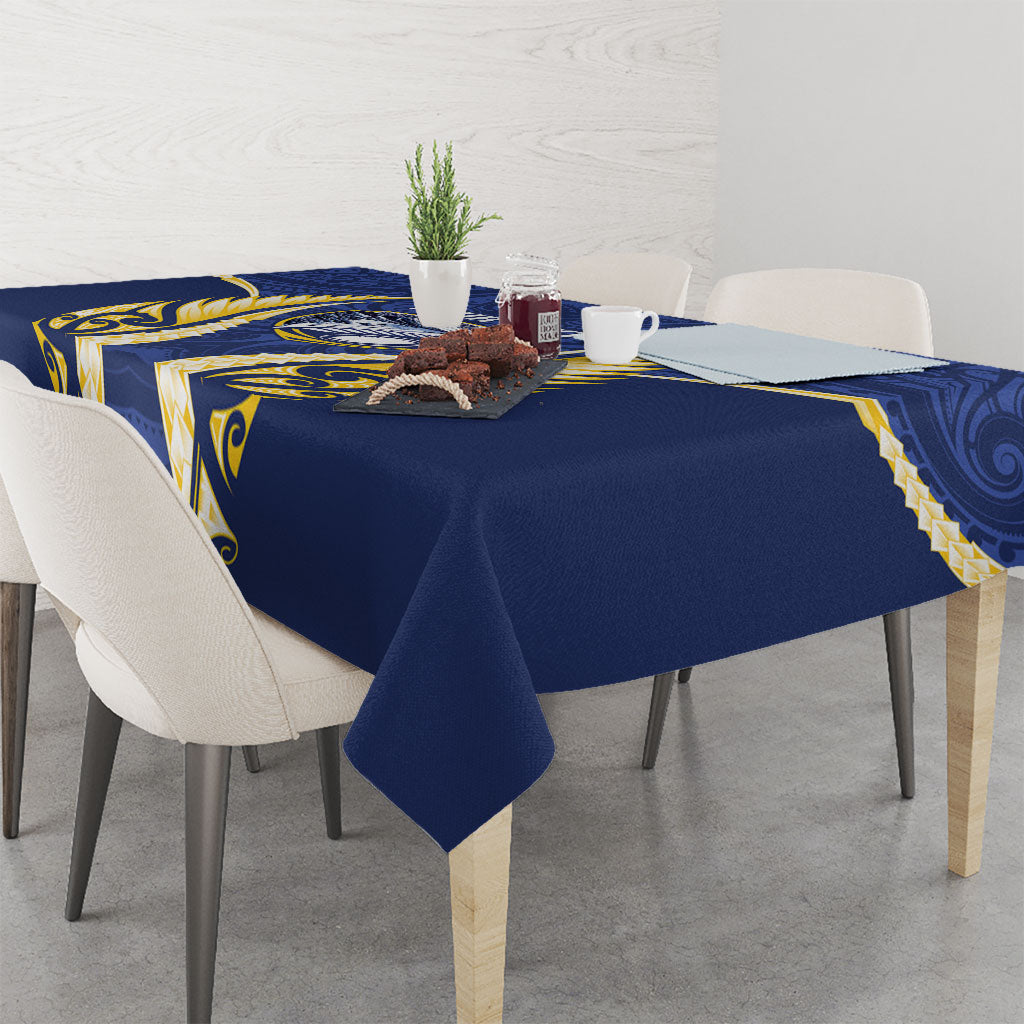 Bay of Plenty 2026 Rugby Custom Tablecloth NZ Maori Silver Fern LT14 - Polynesian Pride