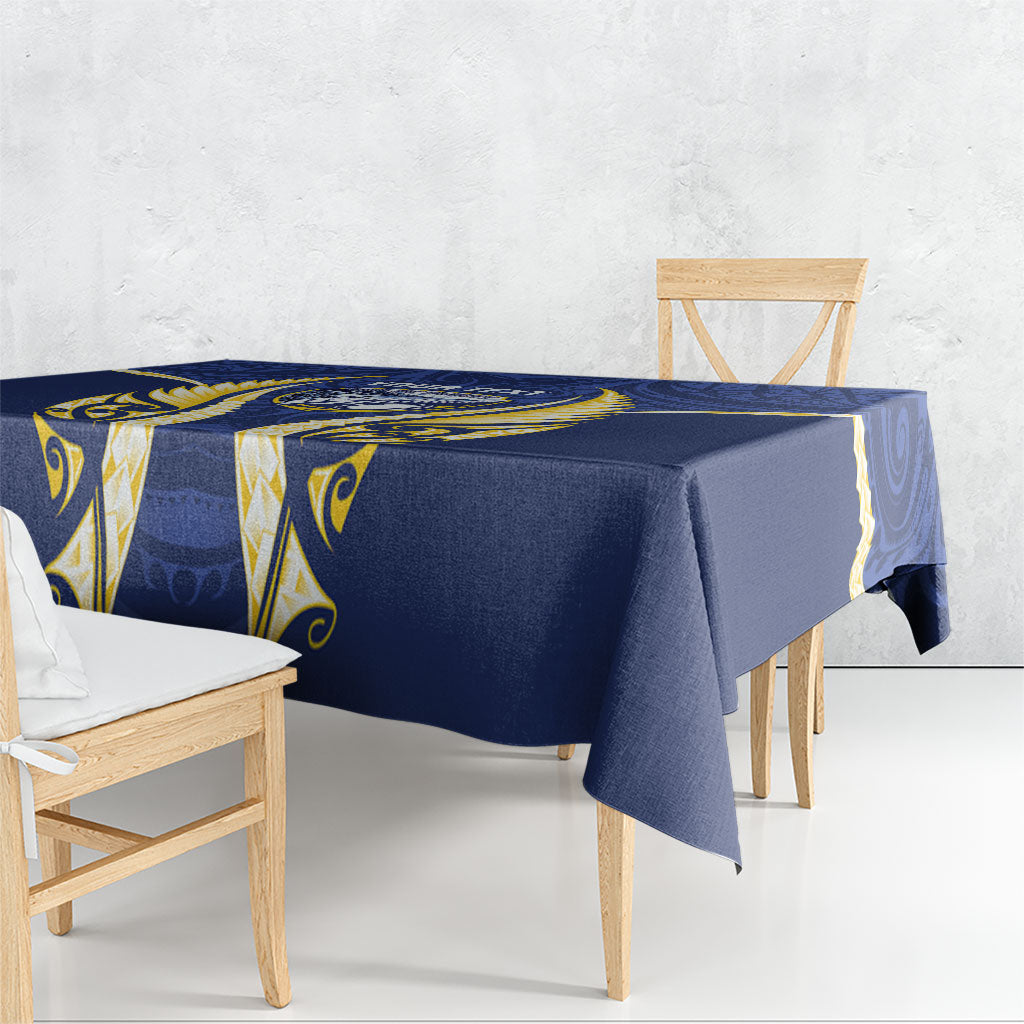 Bay of Plenty 2026 Rugby Custom Tablecloth NZ Maori Silver Fern LT14 - Polynesian Pride