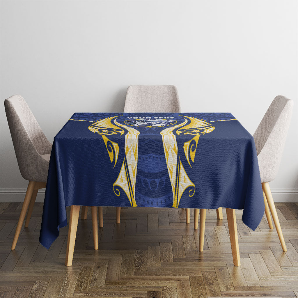 Bay of Plenty 2026 Rugby Custom Tablecloth NZ Maori Silver Fern LT14 - Polynesian Pride