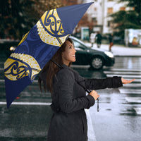 Bay of Plenty 2026 Rugby Custom Umbrella NZ Maori Silver Fern LT14 - Polynesian Pride