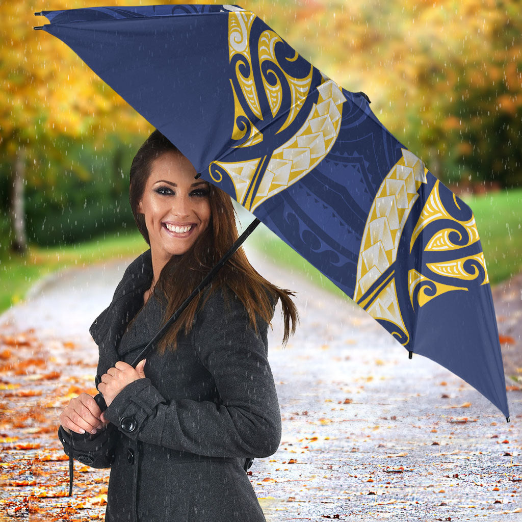 Bay of Plenty 2026 Rugby Custom Umbrella NZ Maori Silver Fern LT14 - Polynesian Pride