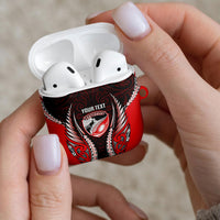 Canterbury 2026 Rugby Custom AirPods Case NZ Maori Silver Fern LT14 - Polynesian Pride