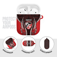 Canterbury 2026 Rugby Custom AirPods Case NZ Maori Silver Fern LT14 - Polynesian Pride
