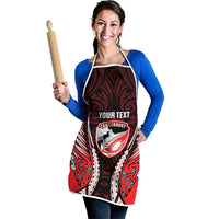 Canterbury 2026 Rugby Custom Apron NZ Maori Silver Fern LT14 - Polynesian Pride