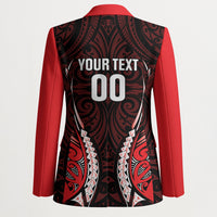 Canterbury 2026 Rugby Custom Blazer NZ Maori Silver Fern LT14 - Polynesian Pride