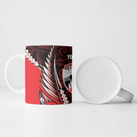 Canterbury 2026 Rugby Custom Ceramic Mug NZ Maori Silver Fern LT14 - Polynesian Pride